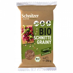Schnitte Grainy, glutenfreies Saatenbrot (Schnitzer)