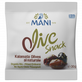 Olive Snack, Kalamata Oliven, al natural (Mani)