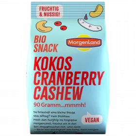 Snack Kokos Cranberry Cashew (Morgenland)