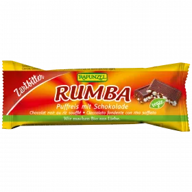 Rumba Puffreisriegel Zartbitter (Rapunzel)