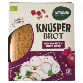 Knusperbrot Buchweizen & Rote Bete (Naturata)