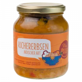 Kichererbsen Indischer Art (Nur Puur)