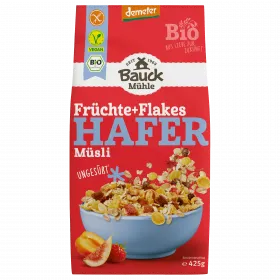 Hafer M�sli Fr�chte + Flakes, glutenfrei (Bauckhof)