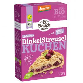 Dinkel-Streuselkuchen - Bio-Kuchenbackmischung (Bauckhof)