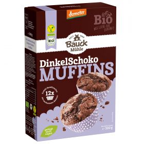 Dinkel-Schoko Muffins - Bio-Backmischung (Bauckhof)