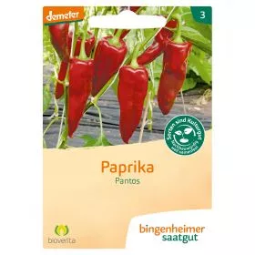 Pantos Paprika, demeter (Bingenheimer Saatgut)