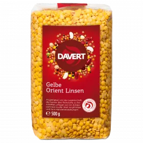 Gelbe Orient Linsen (Davert)