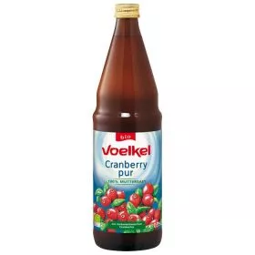 Cranberry pur, 100% Muttersaft (Voelkel)