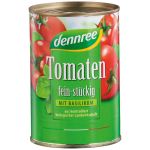 Tomaten fein stückig mit Basilikum (Dennree)