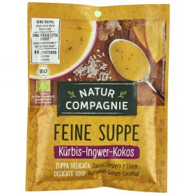 Krbis-Ingwer-Kokos Suppe (Natur Compagnie)