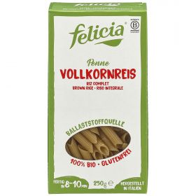 Vollkorn Reis-Penne, glutenfrei (Felicia)