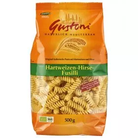 Hartweizen-Hirse Fusilli (Gustoni)