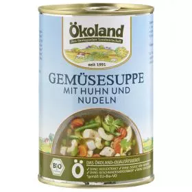 Gemsesuppe mit Huhn (koland)