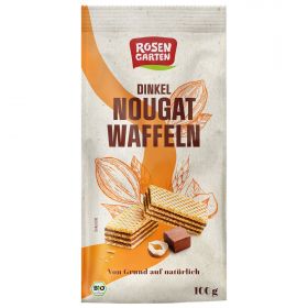 Nougat Dinkelwaffeln (Rosengarten)