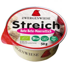 Rote Bete-Meerrettich Streich - vegetarischer Brotaufstrich (Zwergenwiese)