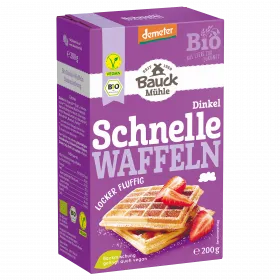 Dinkel-Waffeln - Bio-Backmischung (Bauckhof)