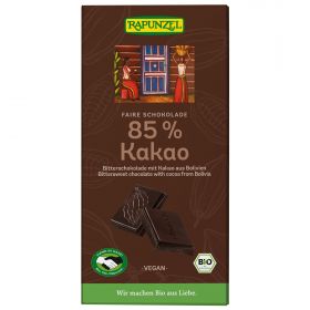 Bitterschokolade 85% Kakao (Rapunzel)