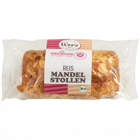 Reis-Mandelstollen, glutenfrei (Werz)