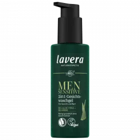 2in1 Gesichtswaschgel Men Sensitiv (Lavera)