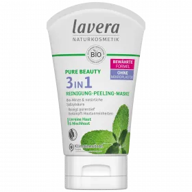 Pure Beauty 3in1 Reinigung, Peeling, Maske (Lavera)
