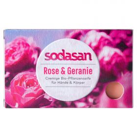 Bio-Seife Rose & Geranie (Sodasan)