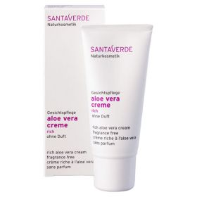 Aloe Vera Creme rich, ohne Duft (Santaverde)