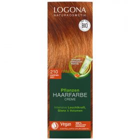 Pflanzenhaarfarbe Color Creme Kupferrot 210 (Logona)