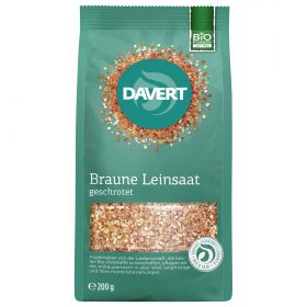 Braune Leinsaat geschrotet (Davert)