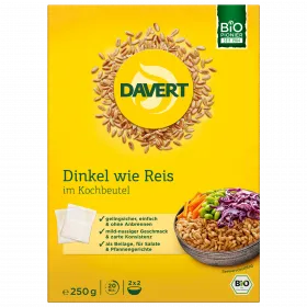 Dinkel wie Reis im Kochbeutel (Davert)