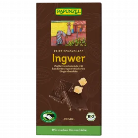 Zartbitter Schokolade Ingwer 55% HIH (Rapunzel)