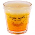 Stearinkerze Orange - Vanille im Glas (Kerzenfarm)