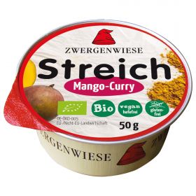 Mango-Curry-Streich - vegetarischer Brotaufstrich (Zwergenwiese)