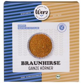 Braunhirse, ganze Krner, glutenfrei (Werz)