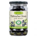 Oliven schwarz mit Stein, gelt, Projekt (Rapunzel)