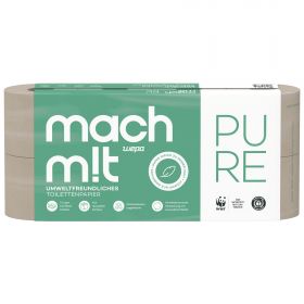 Mach mit Toilettenpapier naturbraun - 3-lagig (Wepa)