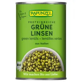 Grne Linsen in der Dose (Rapunzel)