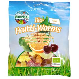 Bio-Frutti-Worms, ohne Gelatine (kovital)