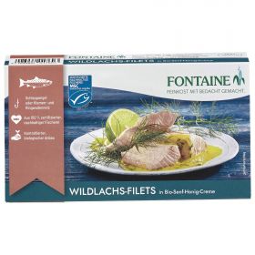 Wildlachs-Filets in Bio-Senf-Honig-Creme (Fontaine)