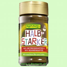 Halbstarker Instant 50% Getreidekaffe & 50% Bohnenkaffee (Rapunzel)