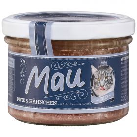 Mau Premium Katzennahrung Pute & Hhnchen (Wuff & Mau Heimtierna