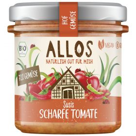 Hofgemse Susi`s Tomate scharf - pflanzlicher Bio-Brotaufstrich (Allos)