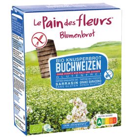 Knusperbrot Buchweizen ohne Salz, glutenfrei (Blumenbrot)