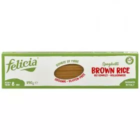 Vollkorn-Reis Spaghetti - glutenfrei (Felicia)