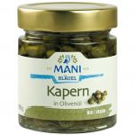Kapern in Olivenöl (Mani-Bläuel)