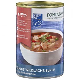 Cremige Wildlachs Suppe (Fontaine)